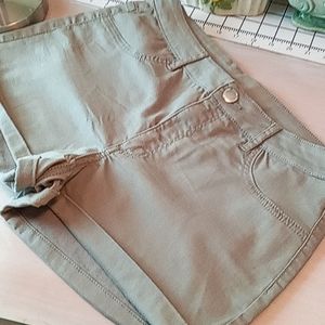 Stretch Brushed Cotton Cuff Shorts